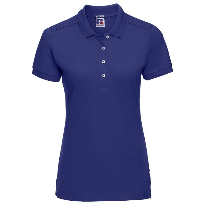 POLO-DONNA-STRETCH-Blu royal